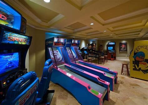 20 Of The Coolest Home Game Room Ideas Arcade Room Arcade Game Room