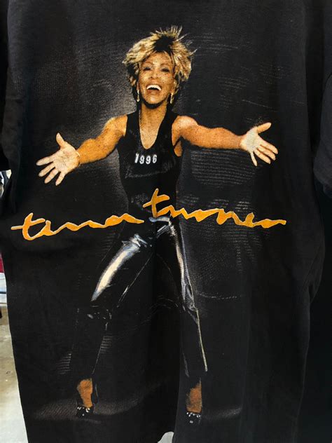 Vintage 90s Tina Turner European Tour 1996 Camiseta Etsy