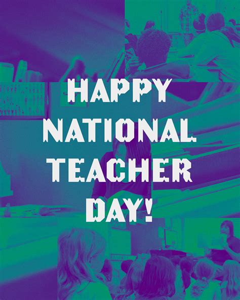 Happy National Teacher Day Sunday Social