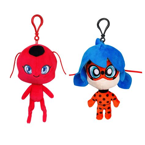 Buy Pmi Miraculous Ladybug Plush Clip On Toys Two Of Four 5 Inch