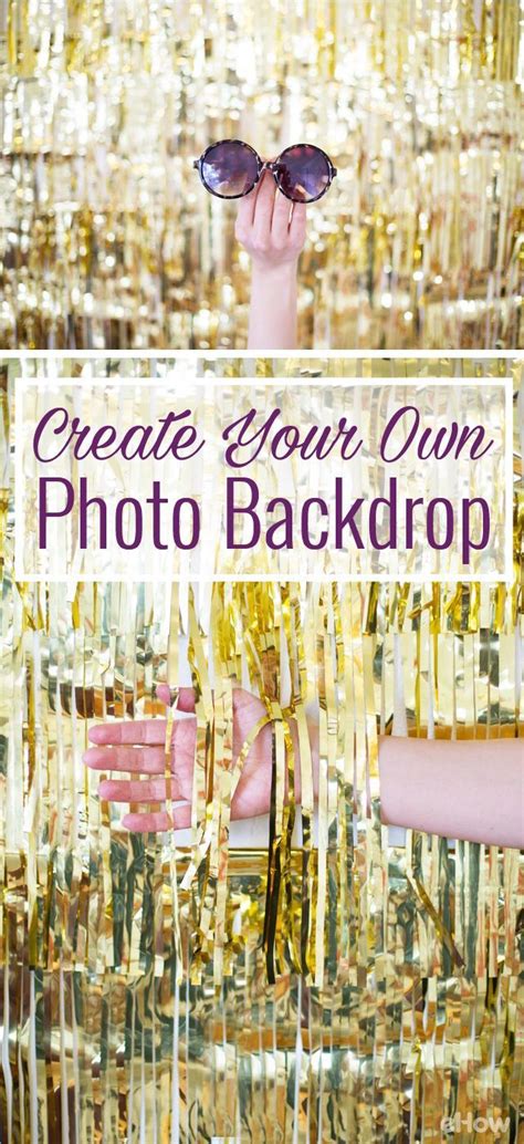 How To Create Your Own Gold Photo Backdrop Ehow Golden Birthday