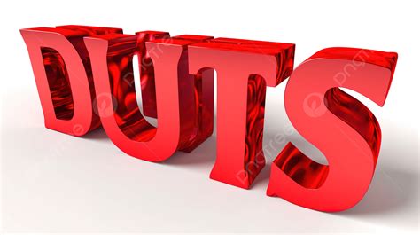 Red 3d Text For Our Company Profile Isolated On White Background Computer Support Service 3d