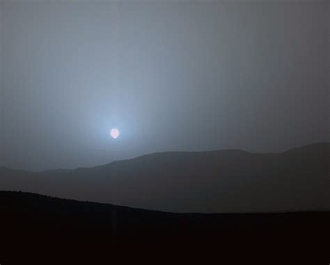 Experience A Blue Sunset On Mars Globalnewsca
