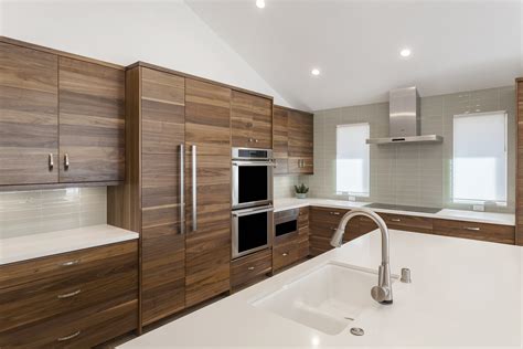 Walnut kitchens — walnut kitchen cabinets photos walnut is a noble wood that was used for cabinetry and furnishing for centuries. Modern Walnut Kitchen | DeWils Custom Cabinetry