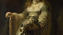 Rembrandt | Saskia van Uylenburgh in Arcadian Costume | NG4930 ...