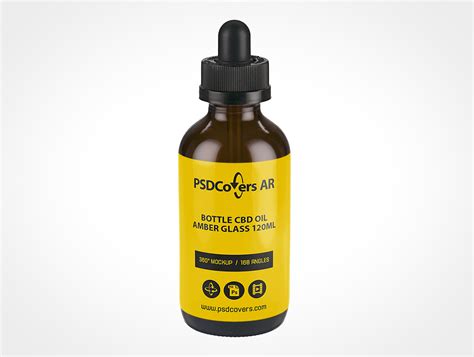 Share Branding On This White Label Cbd Oil Bottle Mockup 10