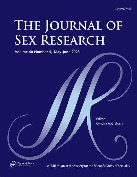 The Journal Of Sex Research Vol 60 No 5 Current Issue