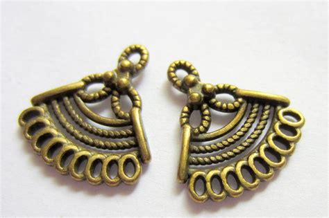 8 Earring Chandeliers Bronze Finish Earring Dangles Gypsy Etsy