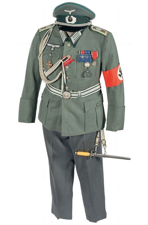 World War Ii German Army Uniform For A Oberleutnant Infantry Administrator
