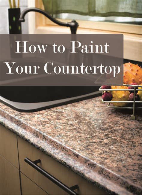 How To Paint Your Laminate Countertop Diy Household Tips Home Diy