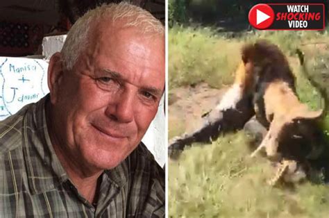 Wildlife Park Owner Is Attacked By Lion In Front Of Screaming Onlookers After Entering In Its