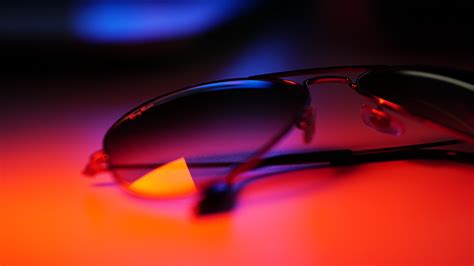 Sunglasses Reflection Neon Wallpapers Hd Desktop And