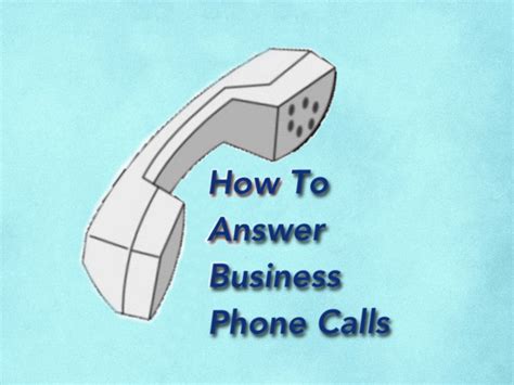 How To Answer Business Telephone Calls Professionally Toughnickel