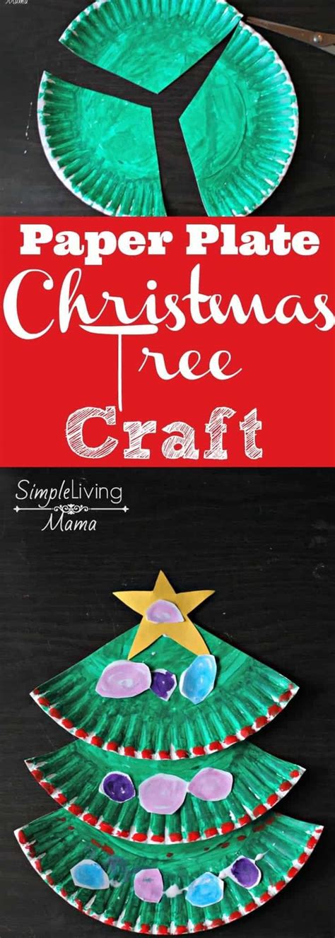 Paper Plate Christmas Tree Craft Simple Living Mama