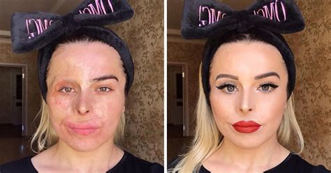 Women Show How Makeup Transforms Their Faces And The Changes Are
