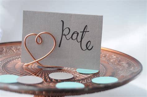 Check spelling or type a new query. life & lisa: DIY Wire Place Card Holders