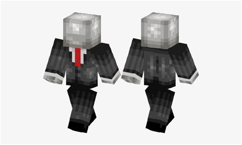 Slenderman Skin Minecraft Steve Pro Free Transparent Png Download