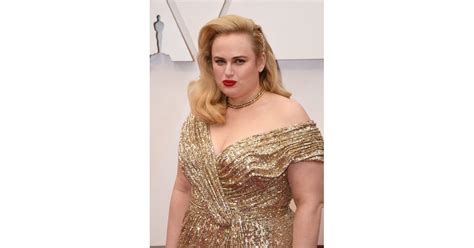 rebel wilson at the oscars 2020 see the sexiest dresses from the 2020 oscars popsugar