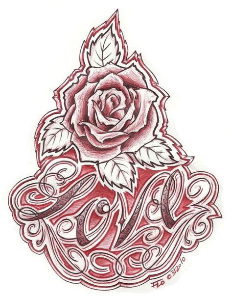 Rose Drawing Tattoo 1 Tattoo Tattoo Design Drawings Tattoo Fonts