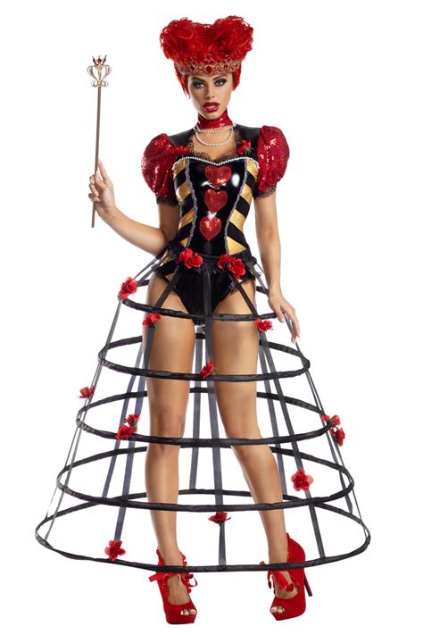 Plus Size Caged Heart Queen Costume For Women Ph