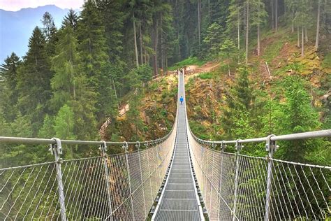 Ponte Tibetano In Val Di Rabbi Vertigini Sospese In Una Valle Incantata