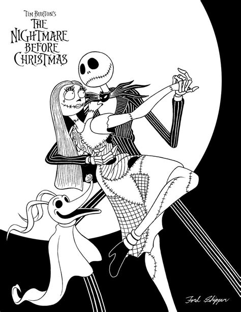 Jack Skellington Sally And Zero Commission By Mystic