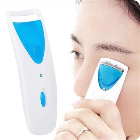 1pcs Mini Portable Heated Electric Eyelash Curler Natural Eyelash