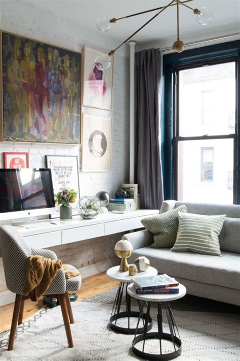 25 Ways To Pull Off An Office Nook In A Living Room Digsdigs