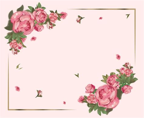 Lovely Rose Flower Background Vector Vector Art And Graphics