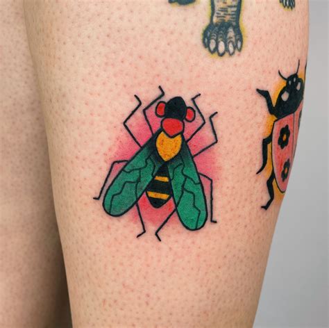 Traditional Bug Tattoo