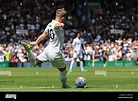 Joe Gelhardt #30 of Leeds United shoots on goal, missed chance Stock ...