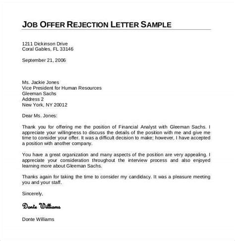 27 Rejection Letters Template Hr Templates Free And Premium
