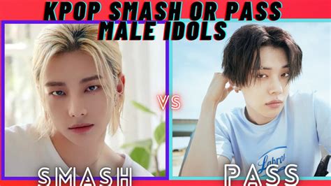 Kpop Smash Or Pass Male Idols Kpop Games Youtube