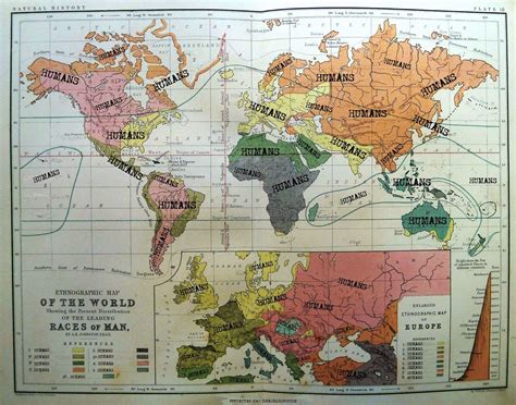 An Old Map Shows The World As It Is Divided By Countries And Their