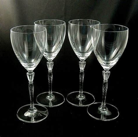 Oxford By Royal Doulton Crystal Wine Glasses Set Of Tall