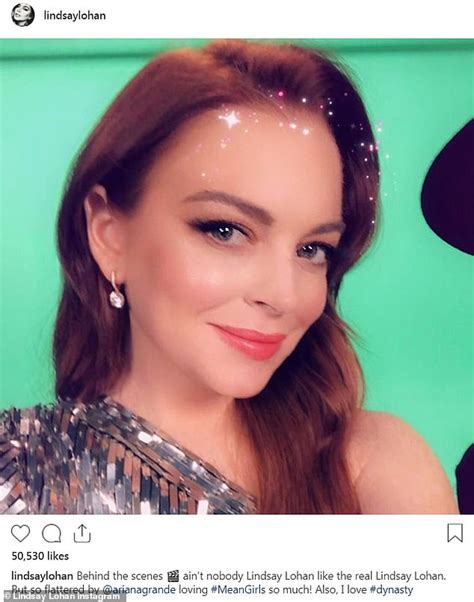 Lindsay Lohan Reacts To Ariana Grandes Tribute To Mean Girls In Thank