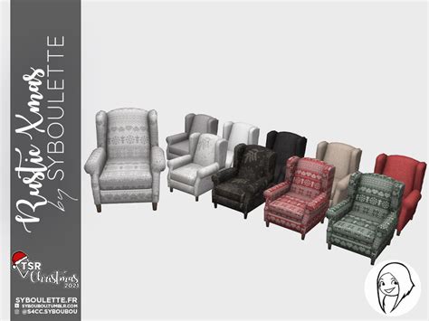 The Sims Resource Rusticxmas Armchair