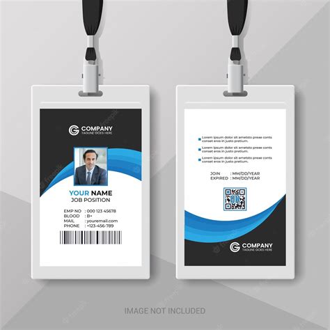Premium Vector Modern And Creative Corporate Company Employee Id Card