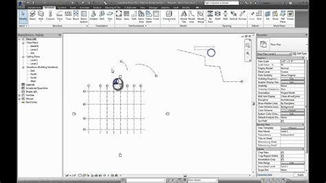 Revit Column Grids And Structural Columns Youtube