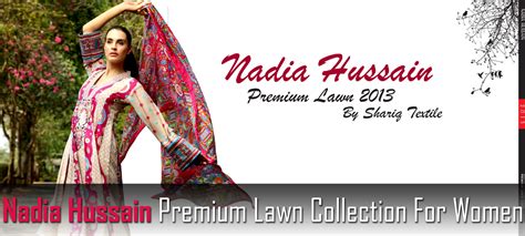 Nadia Hussain Premium Lawn Collection 2013 By Shariq Textile