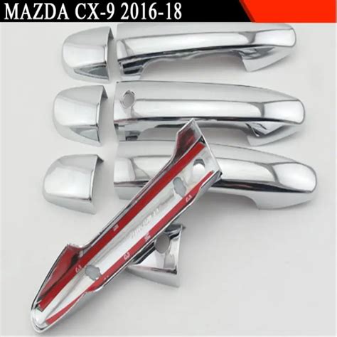 Car Styling For Mazda Cx 9 2016 2017 2018 Luxurious Chrome Door Handle