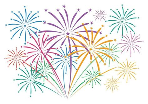 Download High Quality Fireworks Clipart Vector Transparent Png Images