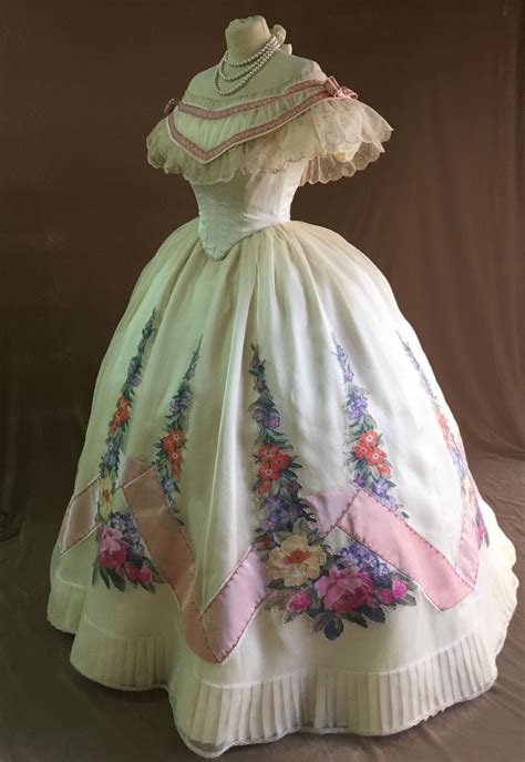1860s Ballgown Victorian Dress Old Fashion Dresses Victorian Era