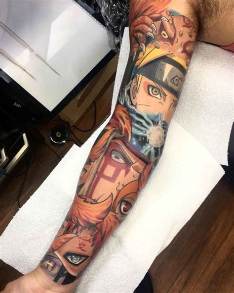Like other animes, naruto presents us with a universe of visual inspiration. Naruto Tattoo Sleeve - Tattoos (With images) | Naruto ...