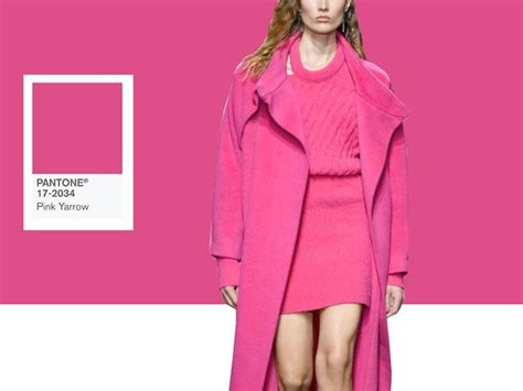 蓍草粉紅（17 2034 Pink Yarrow） Pink Yarrow Fashion Pantone Pink