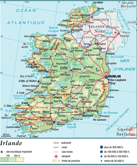 Carte Irlande Voyage Carte Plan