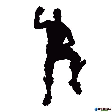 Fortnite Floss Dance Silhouette Transparent Cartoon Jingfm