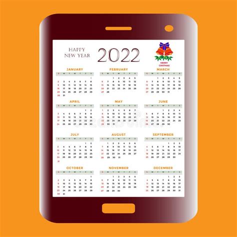 2022 Desk Calendar Template With Place For Photo Desk Calendar 2022