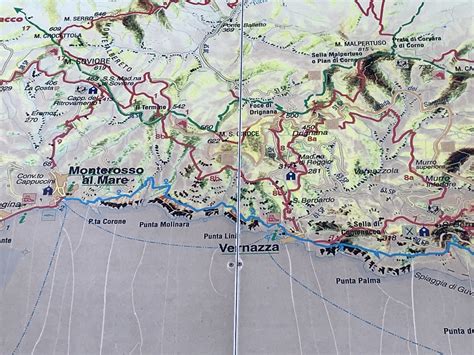 Monterosso Al Mare Cinque Terre Italy Map Of The Hik Flickr