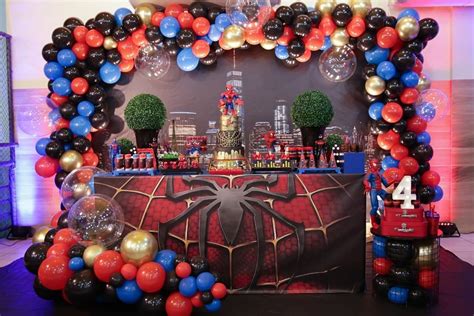 Ideas Para Fiesta Temática De Spiderman Guía En Decoración